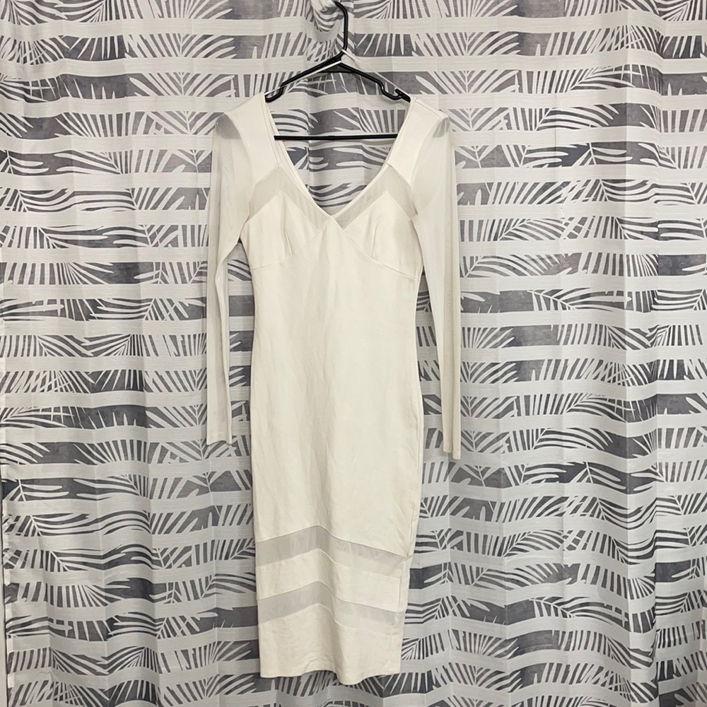 Sheer Cream Dress size:S